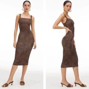 Body con cheetah print dress